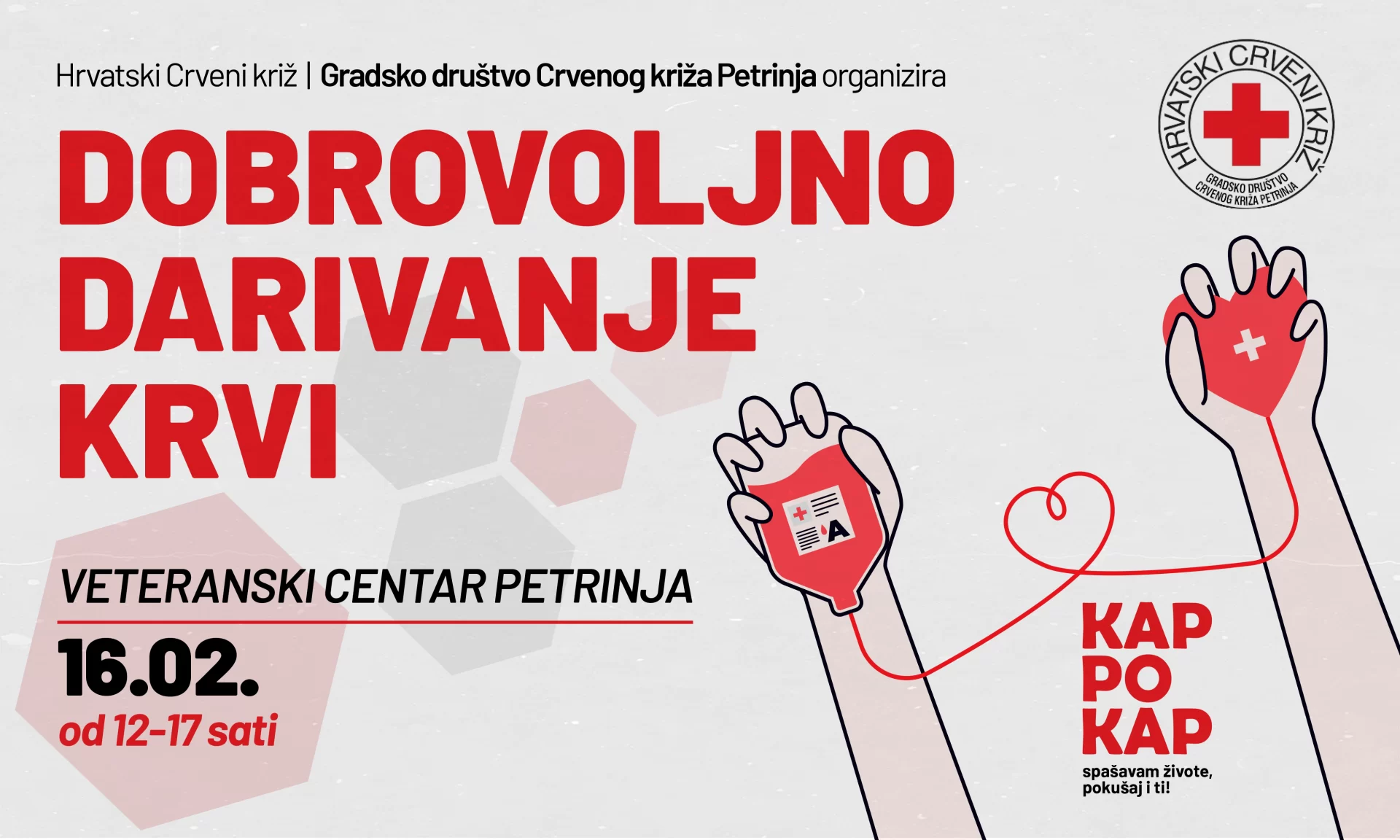 Akcija dobrovoljnog darivanja krvi 16.2.
