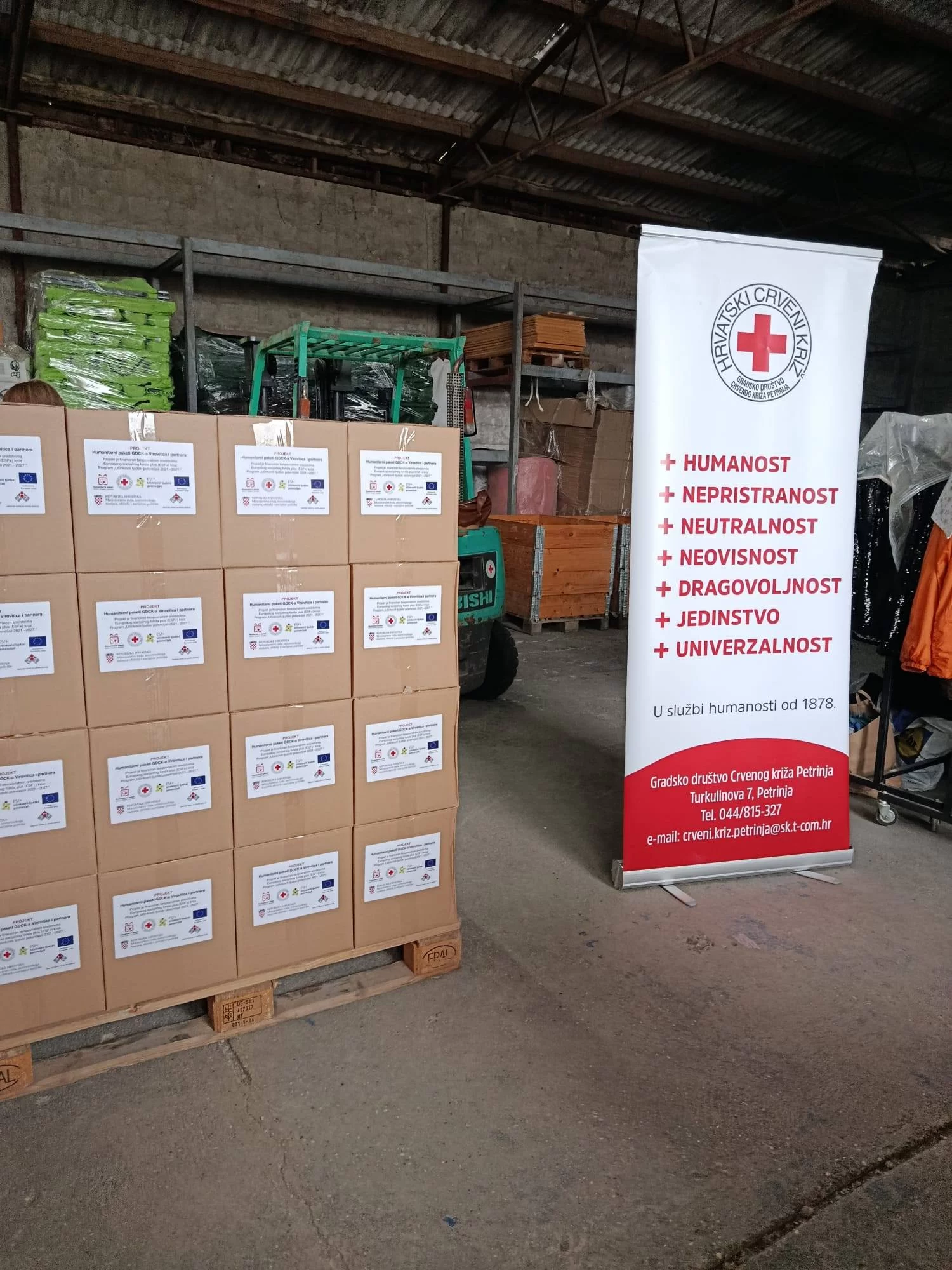 Prva podjela u projektu “Humanitarni paketi GDCK-a Virovitica i partnera”