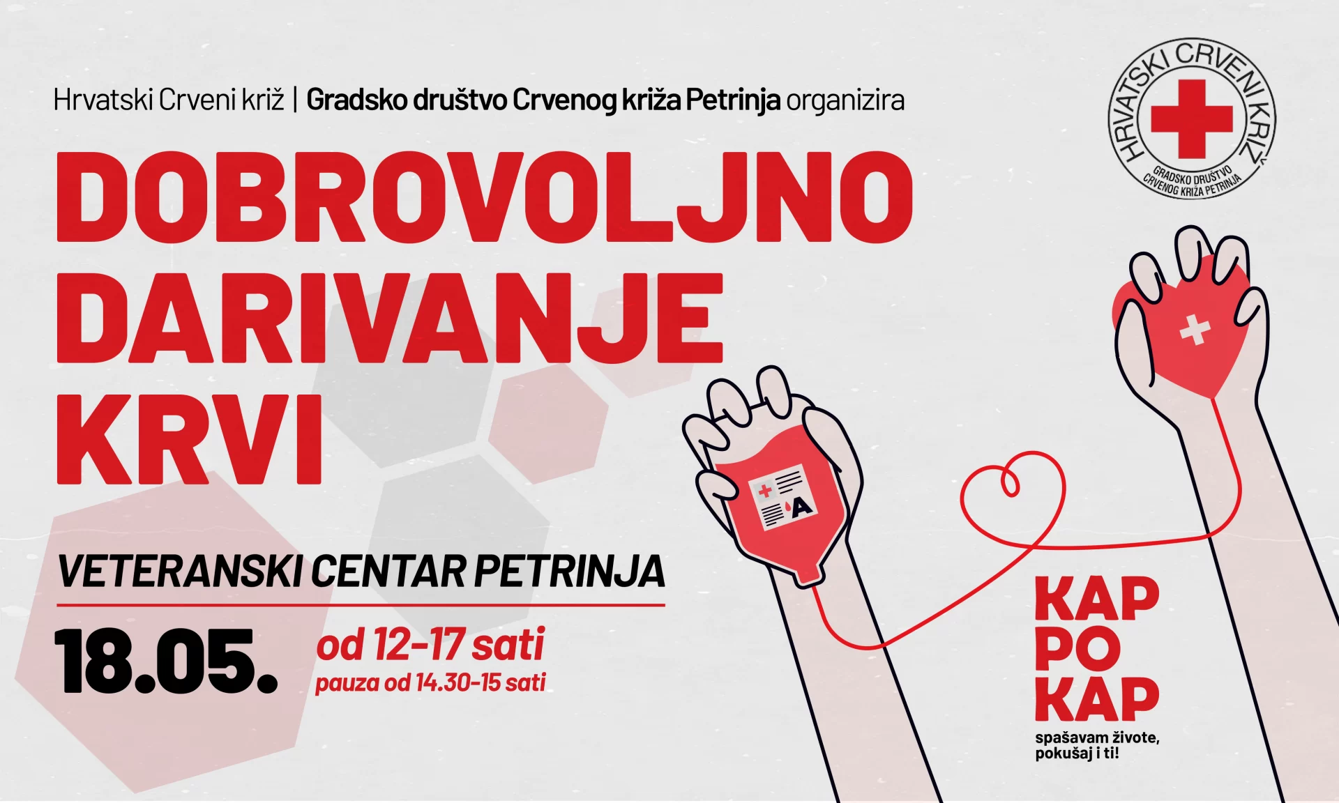 AKCIJA DOBROVOLJNOG DARIVANJA KRVI 18.5.